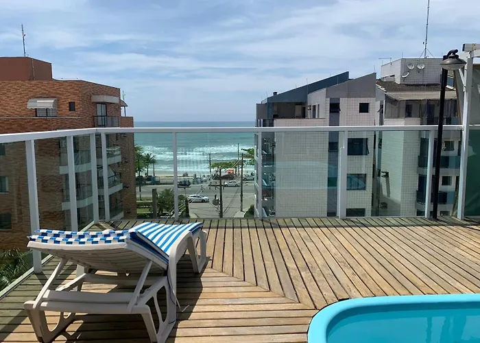 Cobertura Premium vista pro mar, com piscina